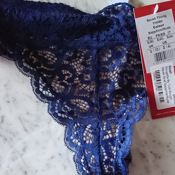 Tutti Rouge Rougette Padded Bra Set 30D/S Navy - Picture 3 of 4